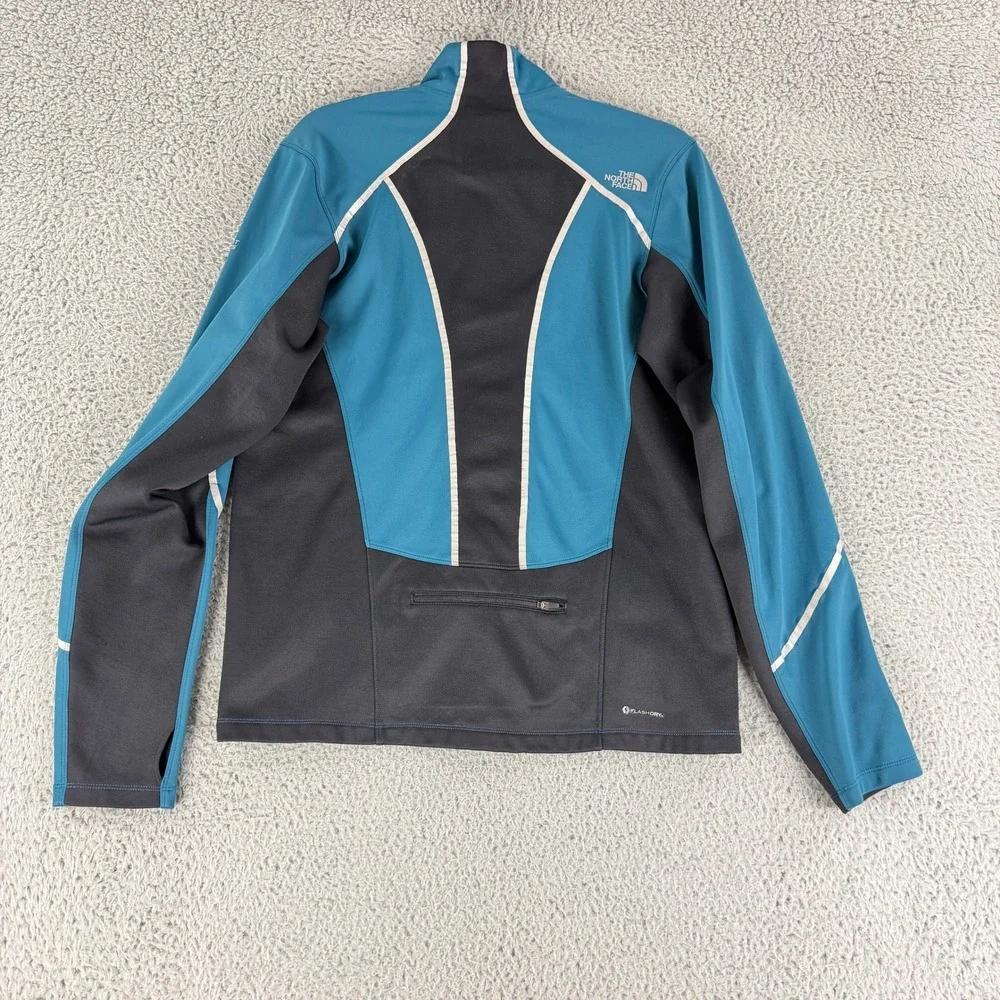 The North Face Flight Series Jacket Men's M Teal WINDSTOPPER Full Zip Running